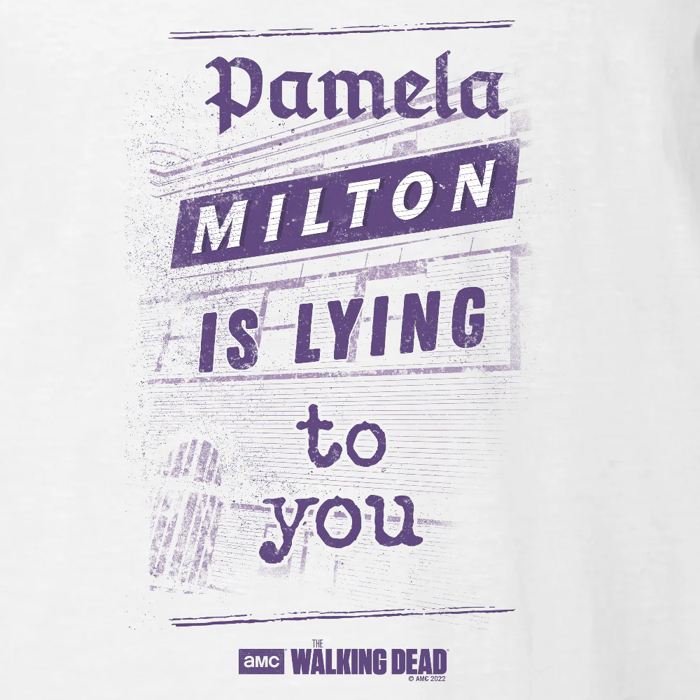 The Walking Dead Milton Newspaper Adult Short Sleeve T-Shirt - Image 2