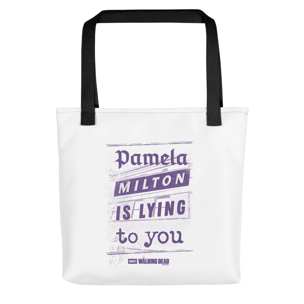 The Walking Dead Milton Newspaper Premium Tote Bag