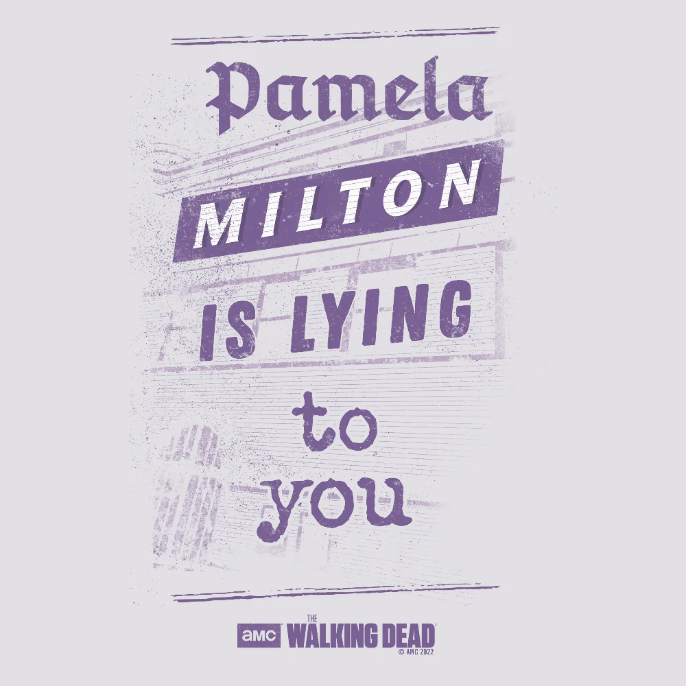 The Walking Dead Milton Newspaper Women's Short Sleeve T-Shirt - Image 2