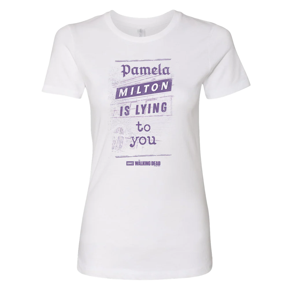 The Walking Dead Milton Newspaper Women's Short Sleeve T-Shirt - Image 3