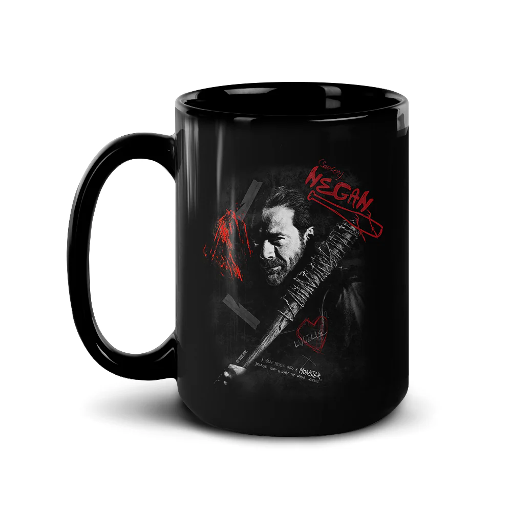 The Walking Dead Negan Graffiti Black Mug - Image 3
