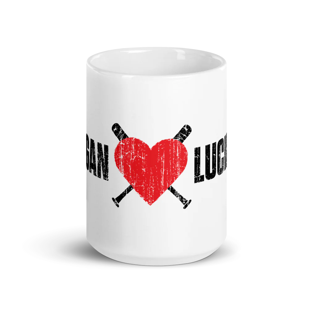 The Walking Dead Negan Heart Lucille White Mug - Image 5