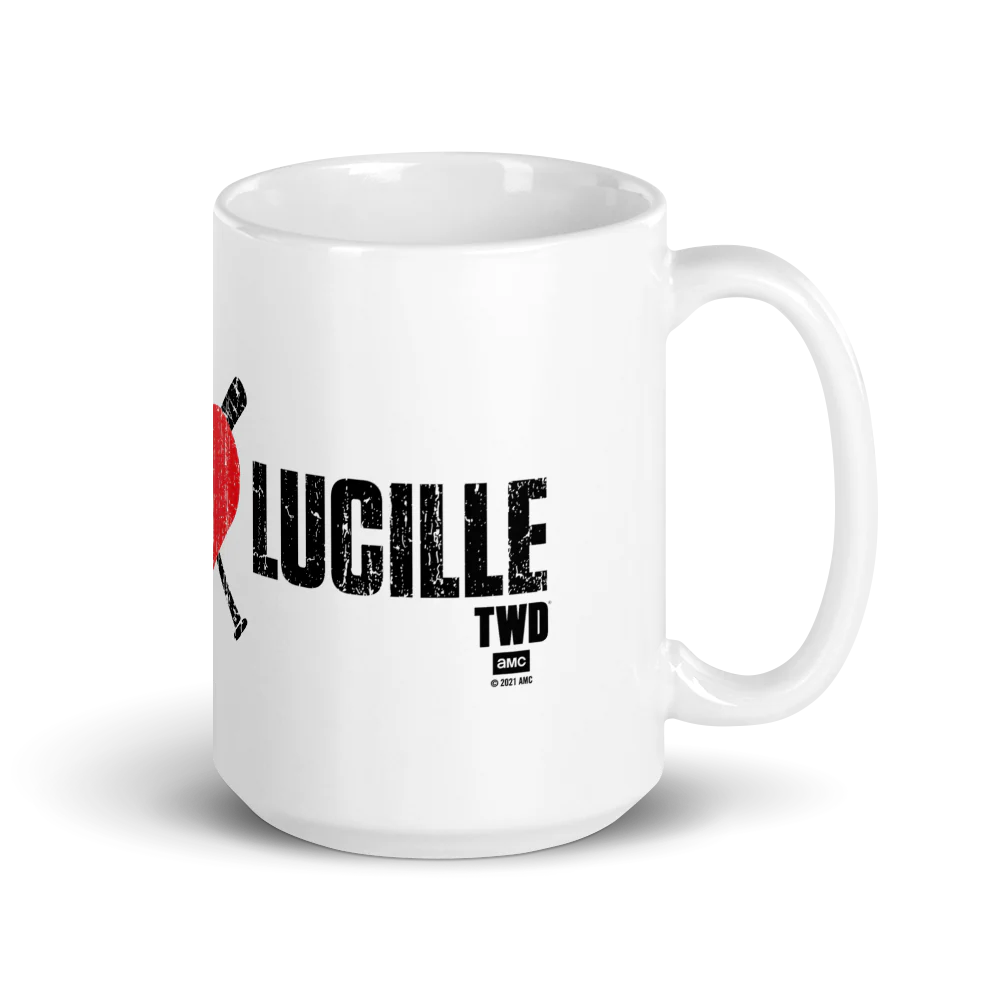 The Walking Dead Negan Heart Lucille White Mug - Image 6