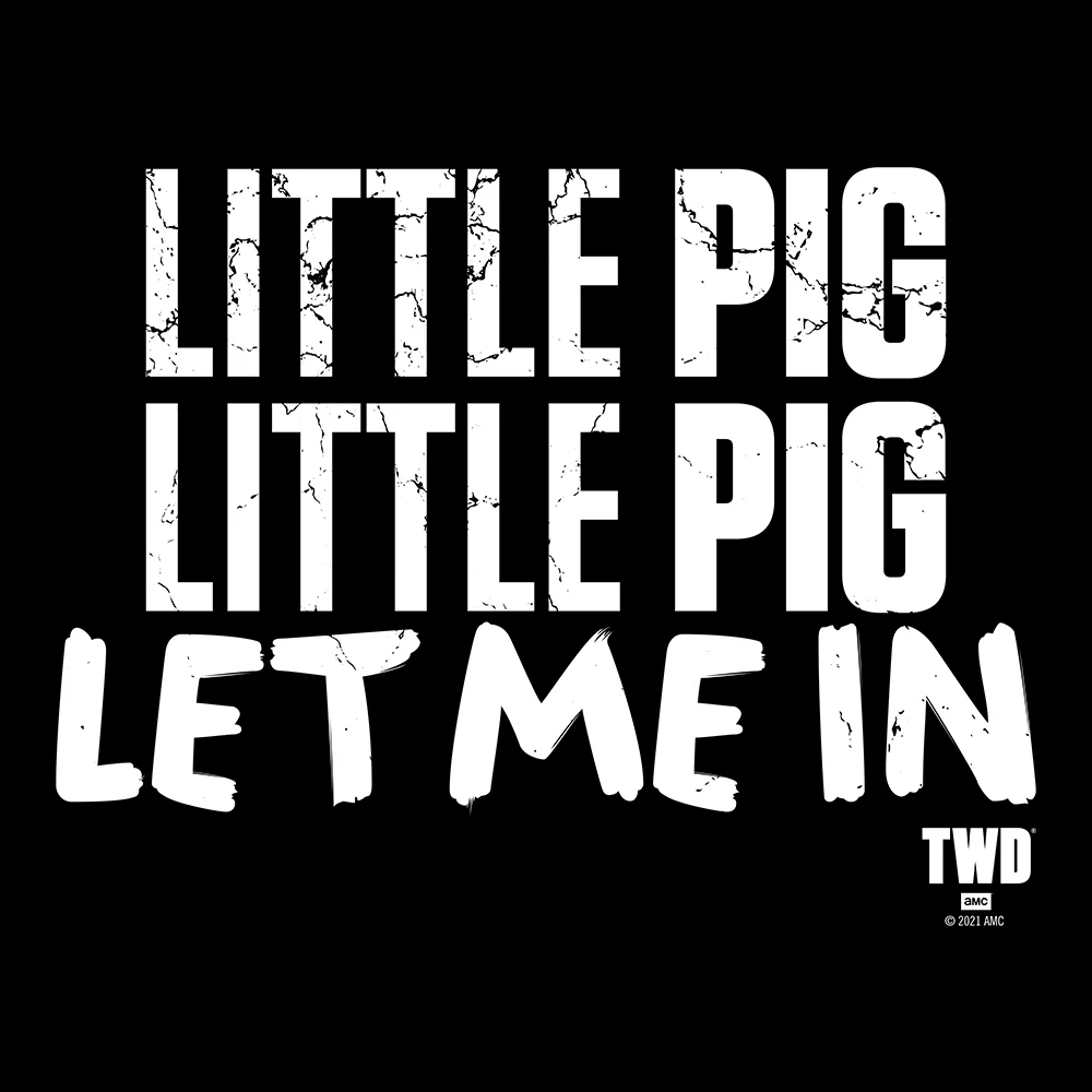 The Walking Dead Negan Little Pig Adult Short Sleeve T-Shirt - Image 2