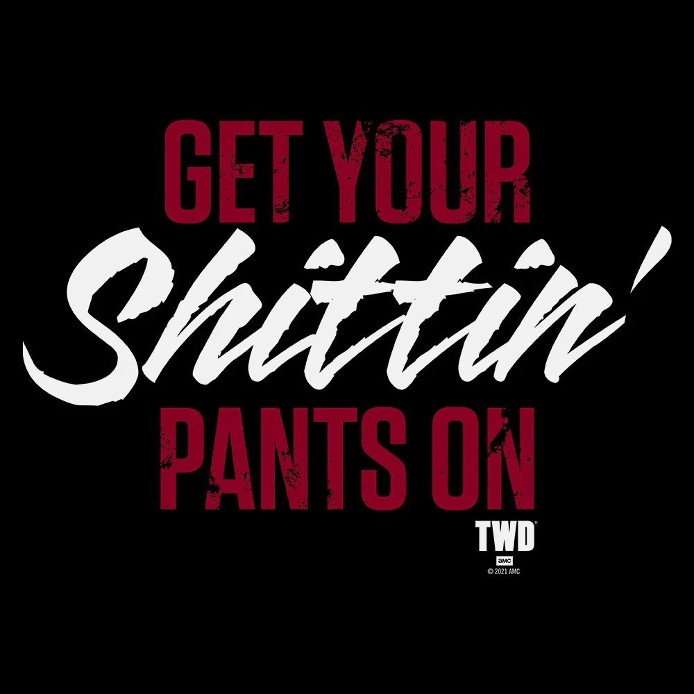 The Walking Dead Negan Shittin Pants Adult Short Sleeve T-Shirt - Image 2