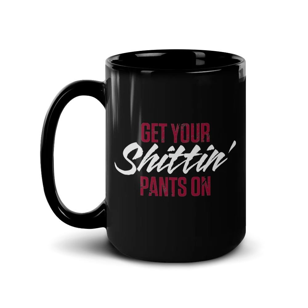 The Walking Dead Negan Shittin Pants Black Mug - Image 2