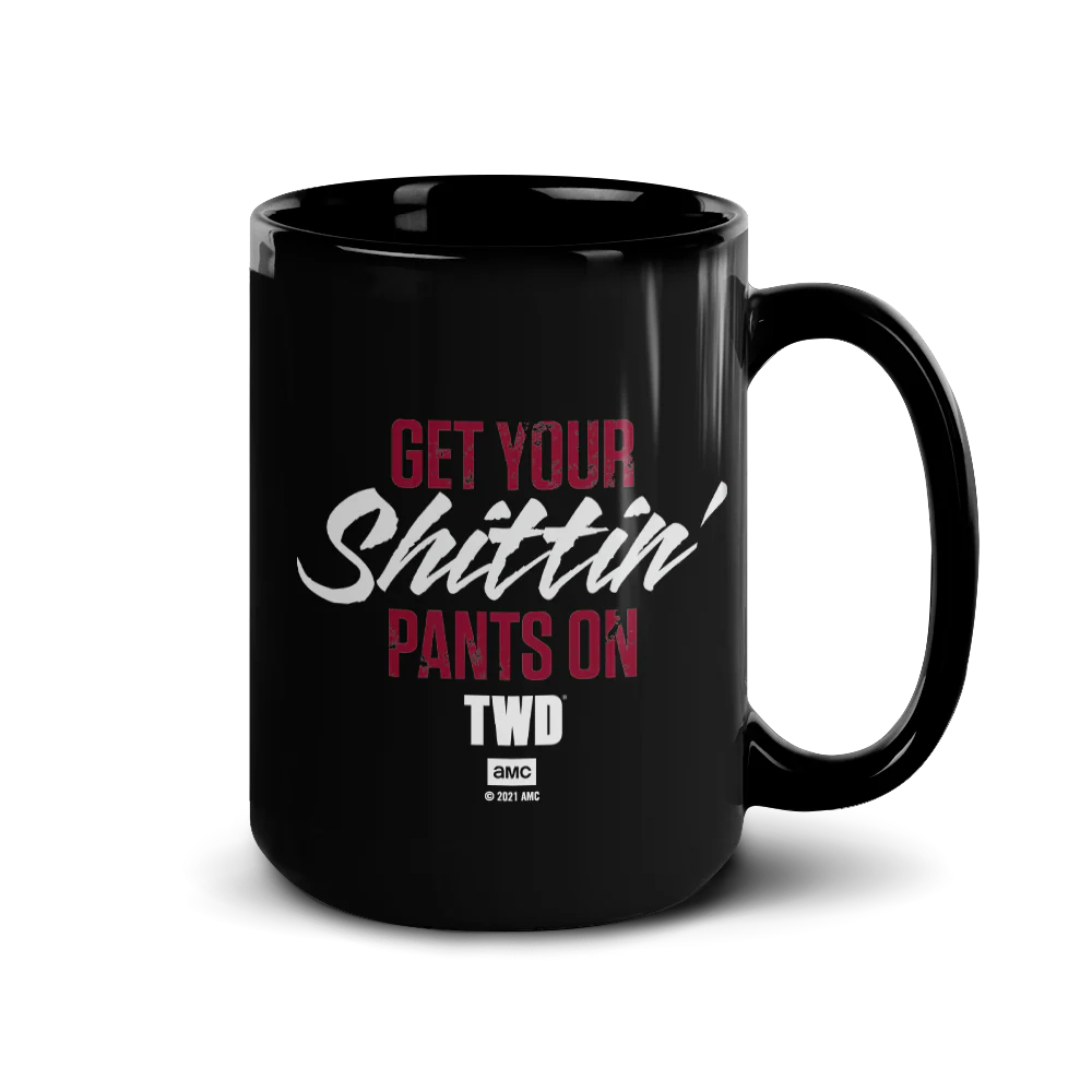 The Walking Dead Negan Shittin Pants Black Mug - Image 3