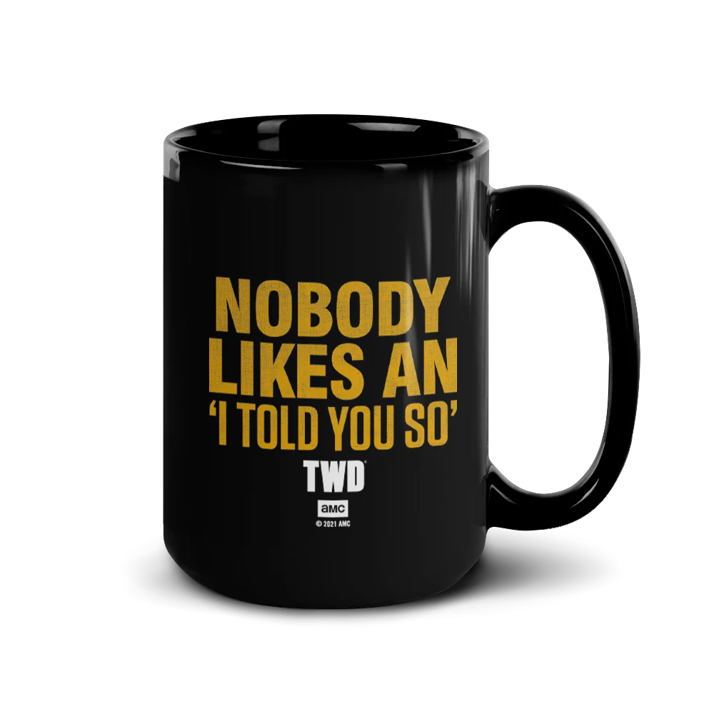 The Walking Dead Negan Told You So Black Mug - Image 3