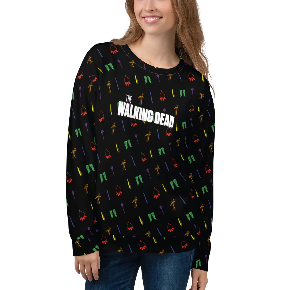 The Walking Dead Pride Icons Unisex Crew Neck Sweatshirt - Image 2