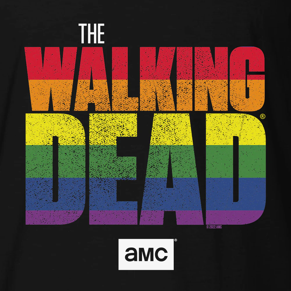 The Walking Dead Pride Logo Adult Short Sleeve T-Shirt - Image 2