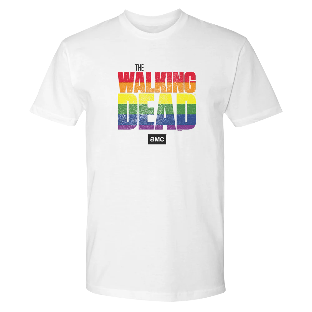 The Walking Dead Pride Logo Adult Short Sleeve T-Shirt - Image 3