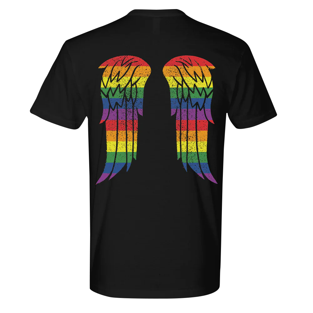 The Walking Dead Pride Wings Adult Short Sleeve T-Shirt - Image 2