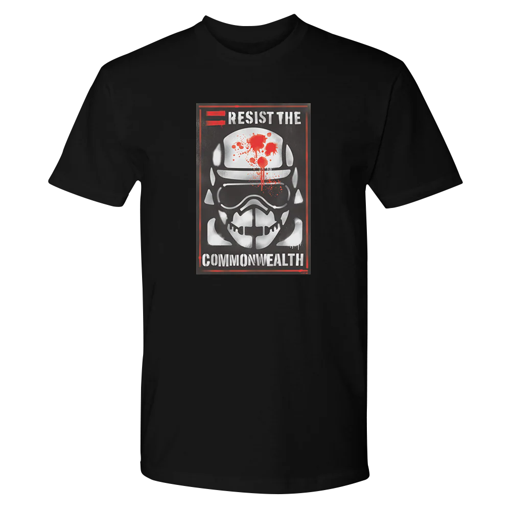The Walking Dead Resist the Commonwealth Adult Short Sleeve T-Shirt