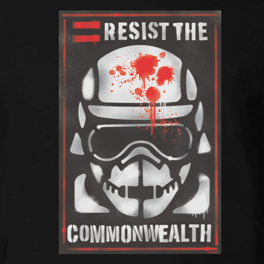 The Walking Dead Resist the Commonwealth Adult Short Sleeve T-Shirt - Image 2