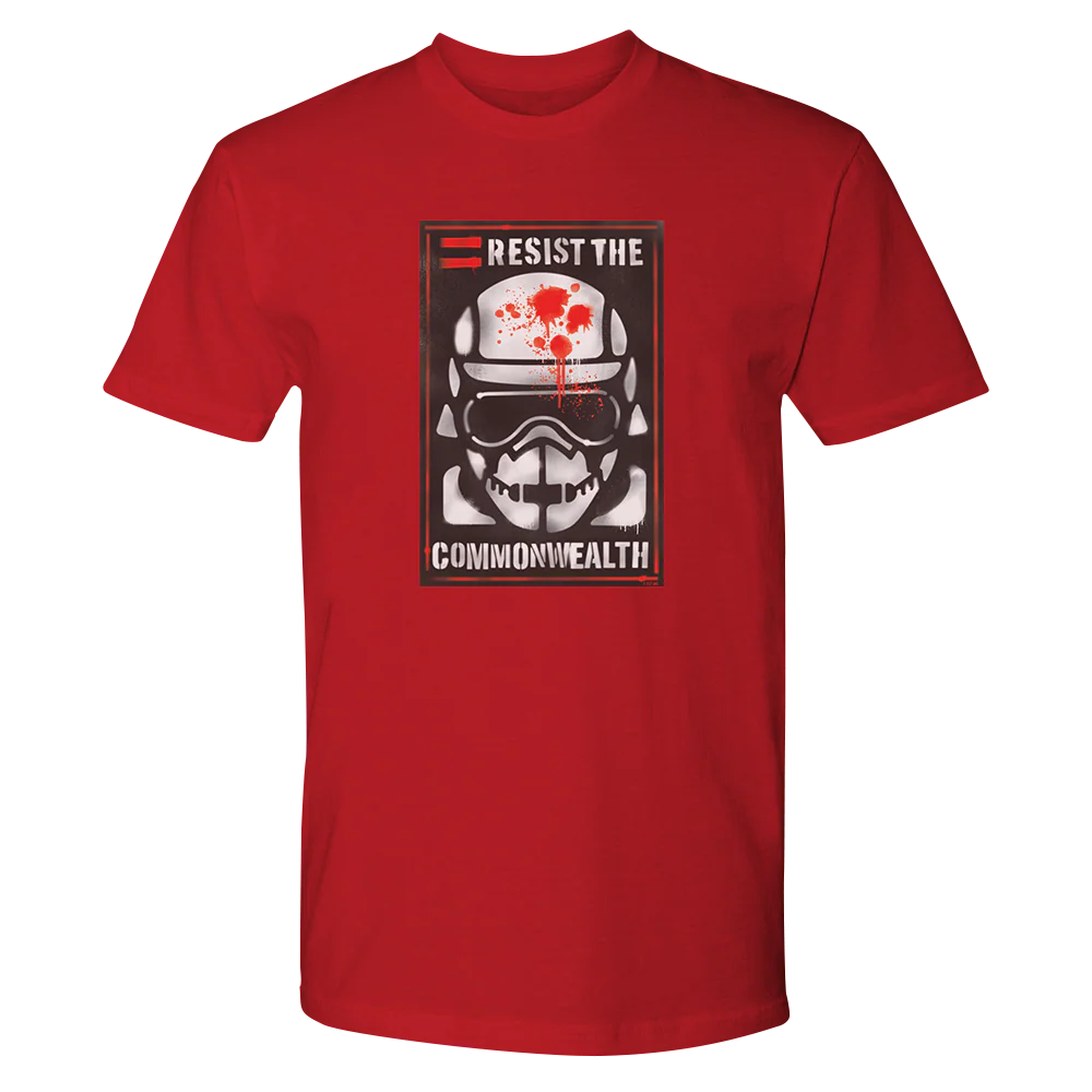 The Walking Dead Resist the Commonwealth Adult Short Sleeve T-Shirt - Image 3