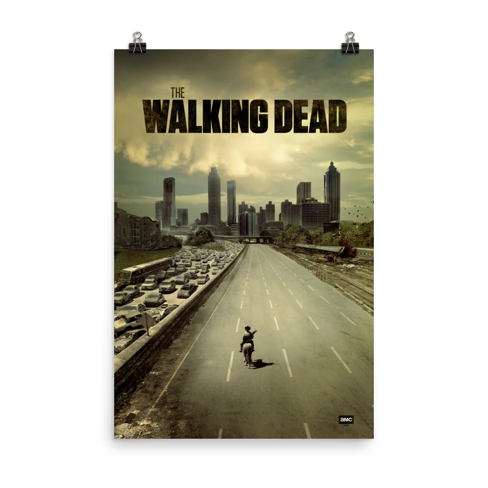 The Walking Dead Season 1 Key Art Premium Satin Poster - Image 3