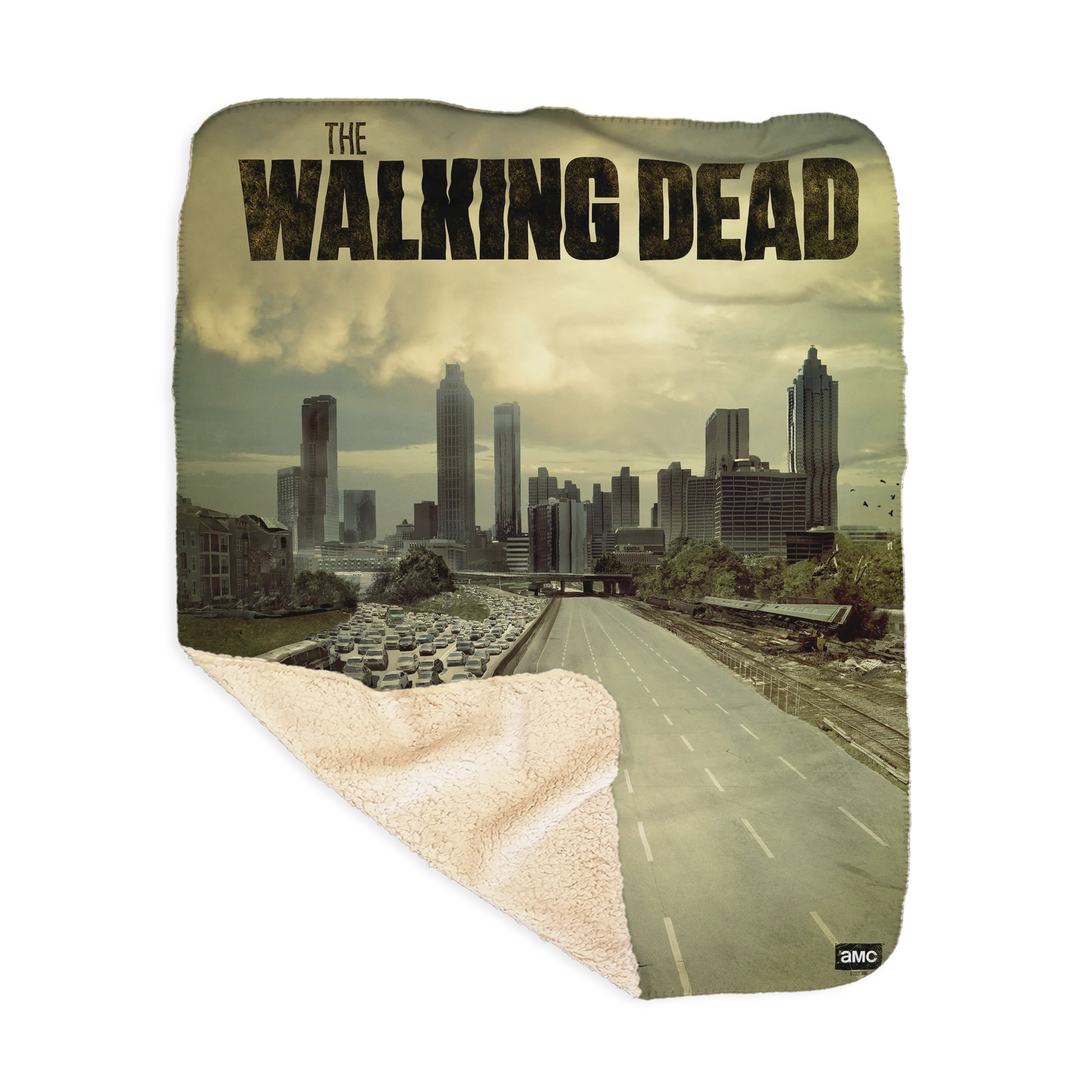 The Walking Dead Season 1 Key Art Sherpa Blanket - Image 3