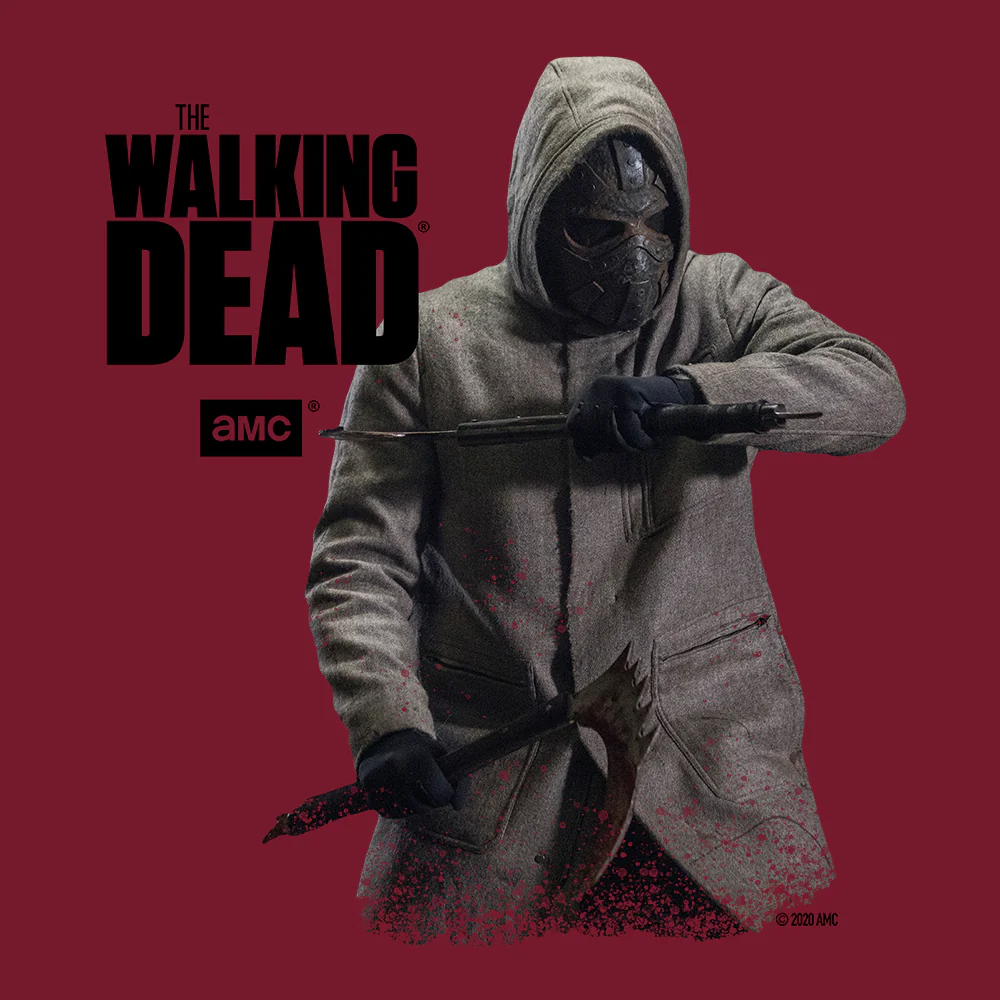 The Walking Dead Season 10 Knife Man Adult Short Sleeve T-Shirt - Image 2