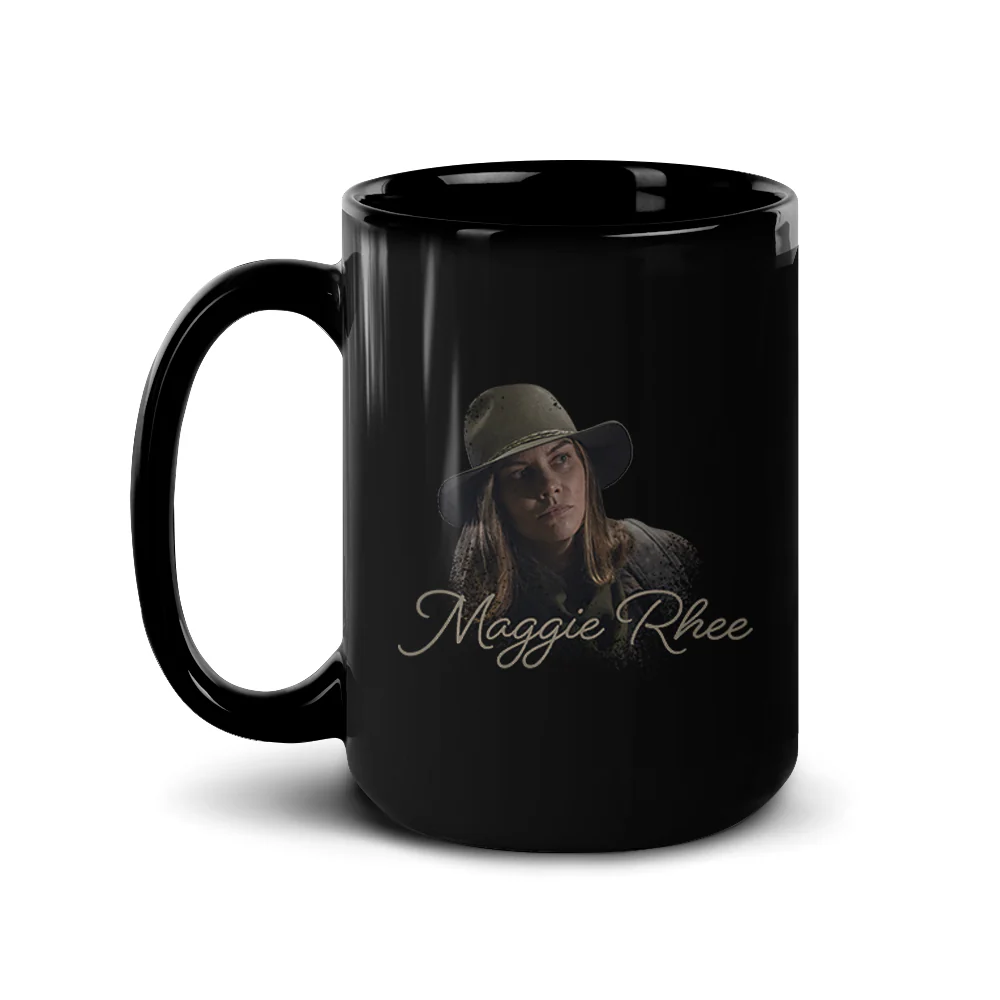 The Walking Dead Season 10 Maggie Rhee Black Mug - Image 3