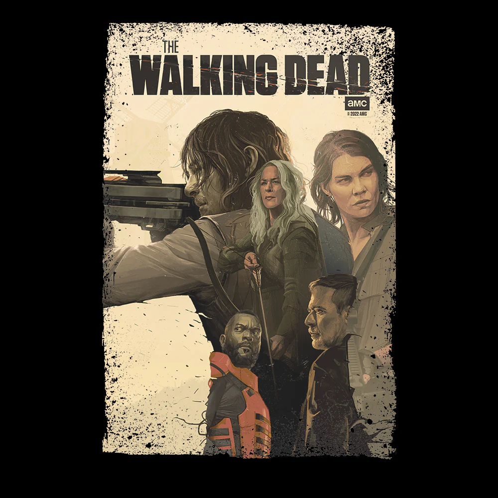 The Walking Dead Season 11B Key Art Adult Short Sleeve T-Shirt - Image 2