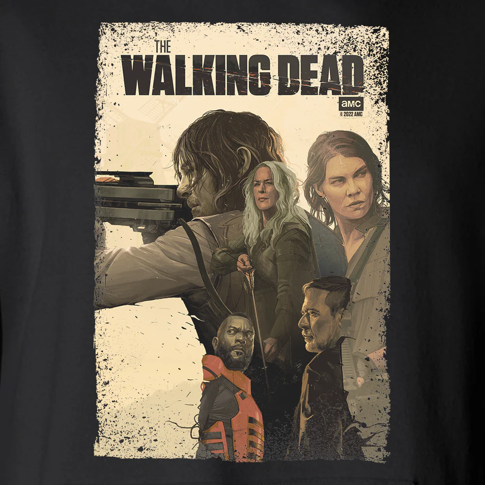 The Walking Dead Season 11B Key Art Fleece Hooded Sweatshirt - Image 2