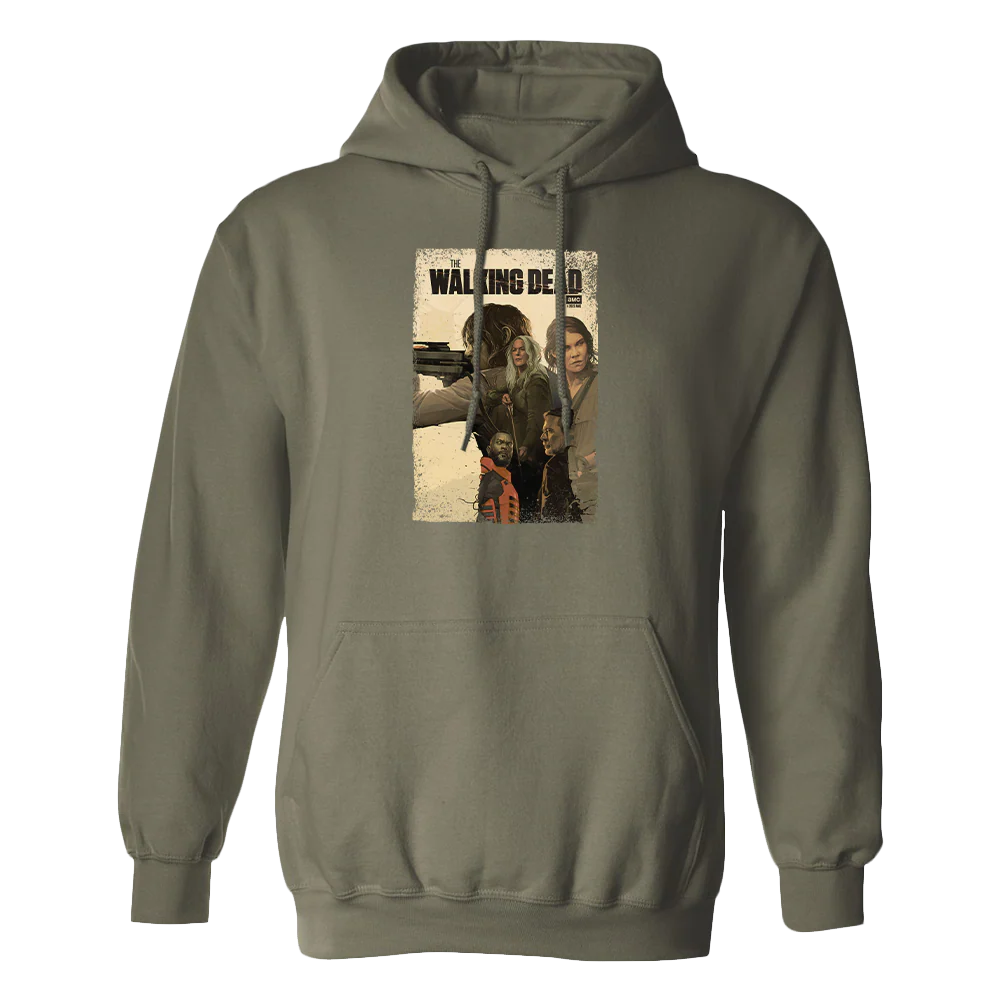 The Walking Dead Season 11B Key Art Fleece Hooded Sweatshirt - Image 3