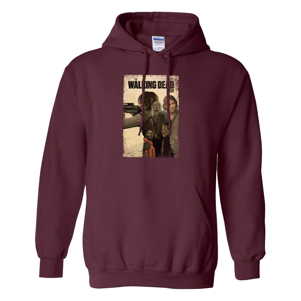 The Walking Dead Season 11B Key Art Fleece Hooded Sweatshirt - Image 4