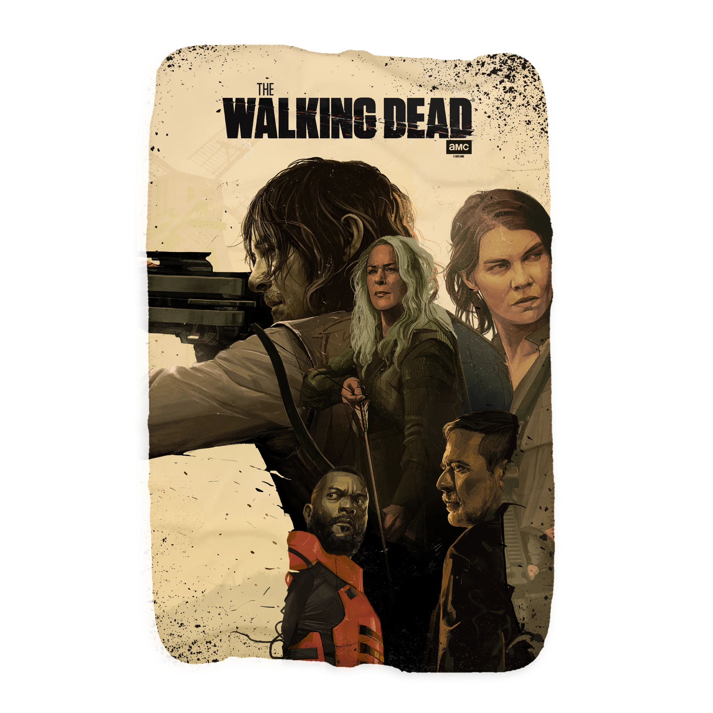 The Walking Dead Season 11B Key Art Sherpa Blanket - Image 2