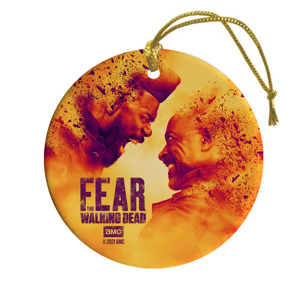 The Walking Dead Season 7 Key Art Double-Sided Ornament - Image 2