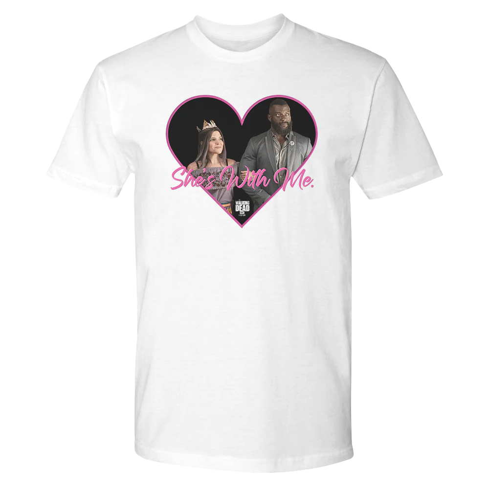 The Walking Dead She's With Me Adult Short Sleeve T-Shirt