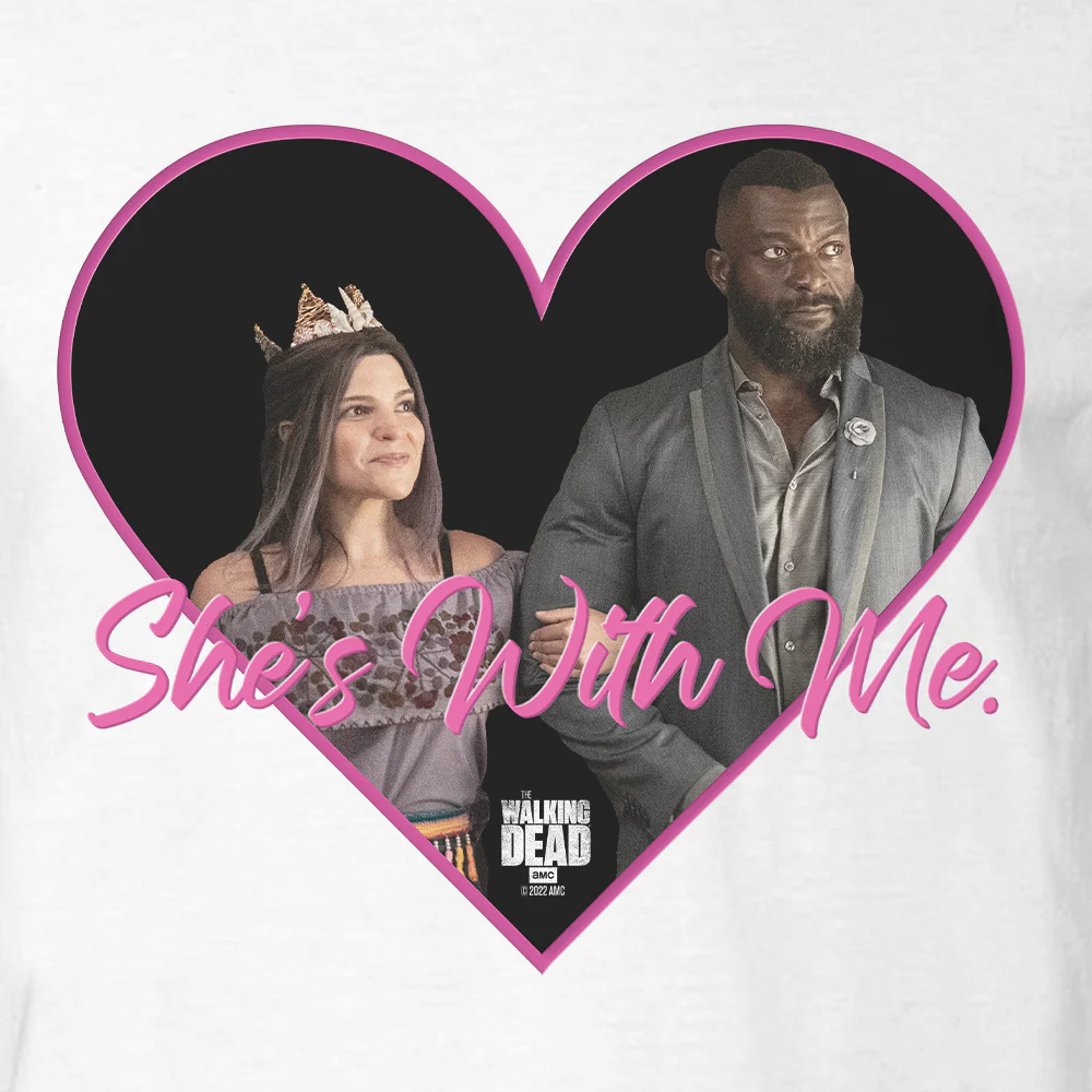 The Walking Dead She's With Me Adult Short Sleeve T-Shirt - Image 2