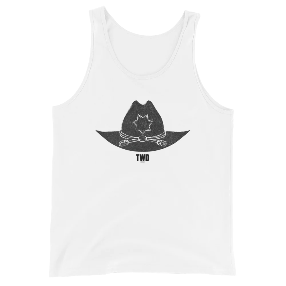 The Walking Dead Sheriff's Hat Unisex Tank Top