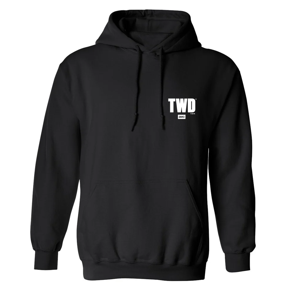 The Walking Dead Skull Fleece Hooded Sweatshirt - Image 4