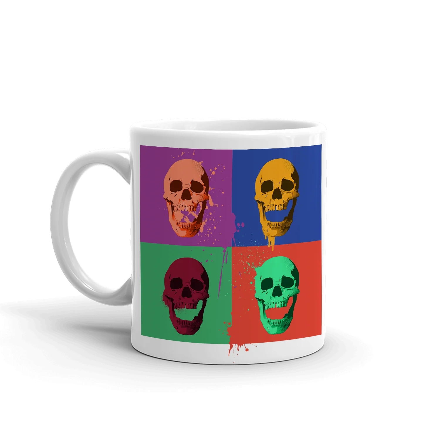 The Walking Dead Skull Pop White Mug