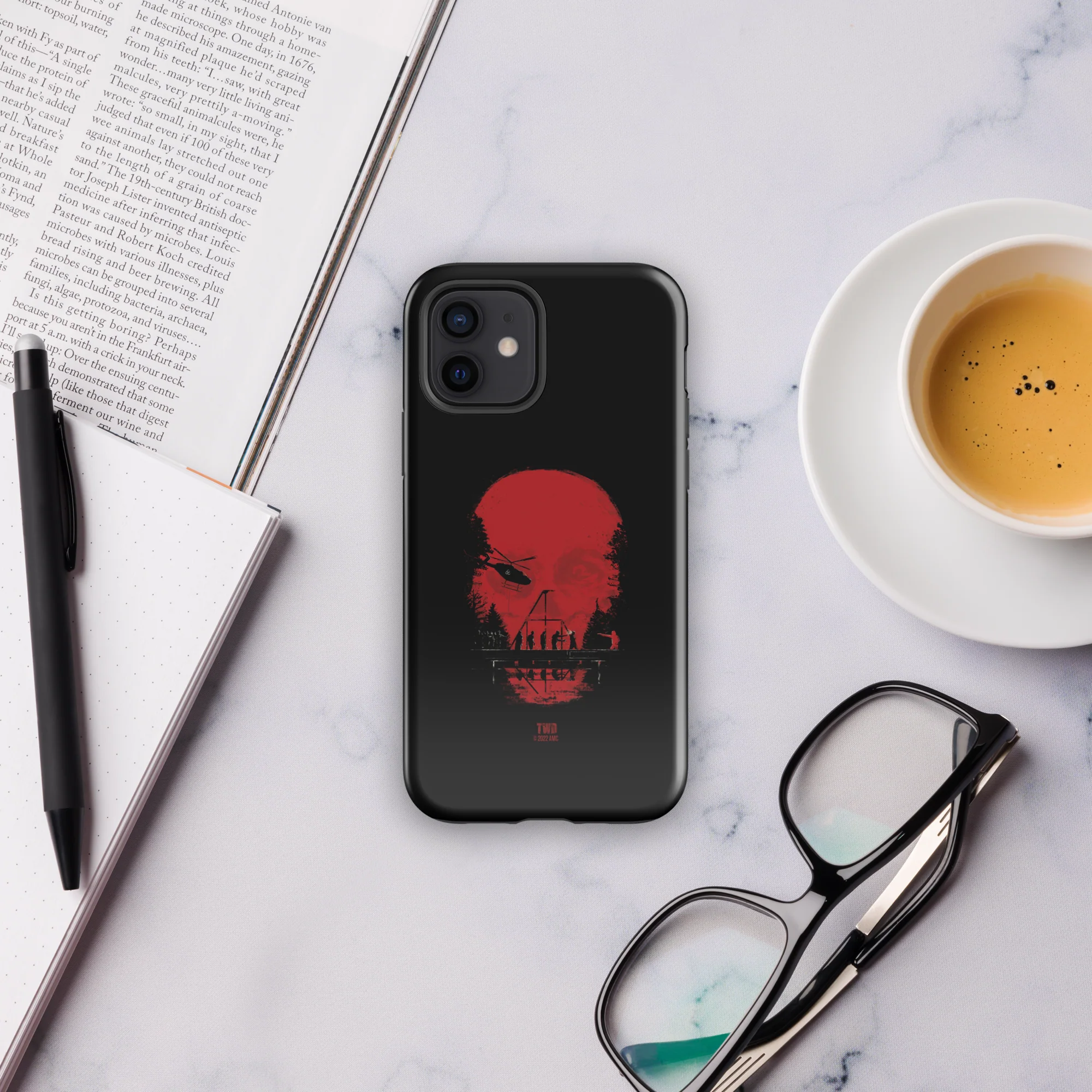 The Walking Dead Skull Tough Phone Case - iPhone - Image 3