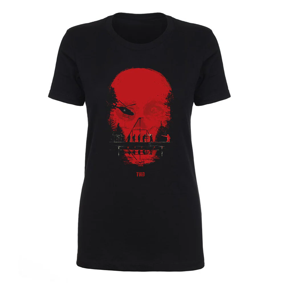 The Walking Dead Skull Women's Short Sleeve T-Shirt - Image 3
