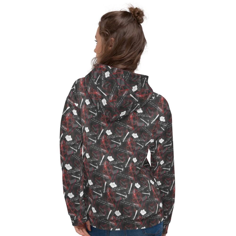 The Walking Dead Survival All-Over Print Adult Hooded Sweatshirt - Image 2