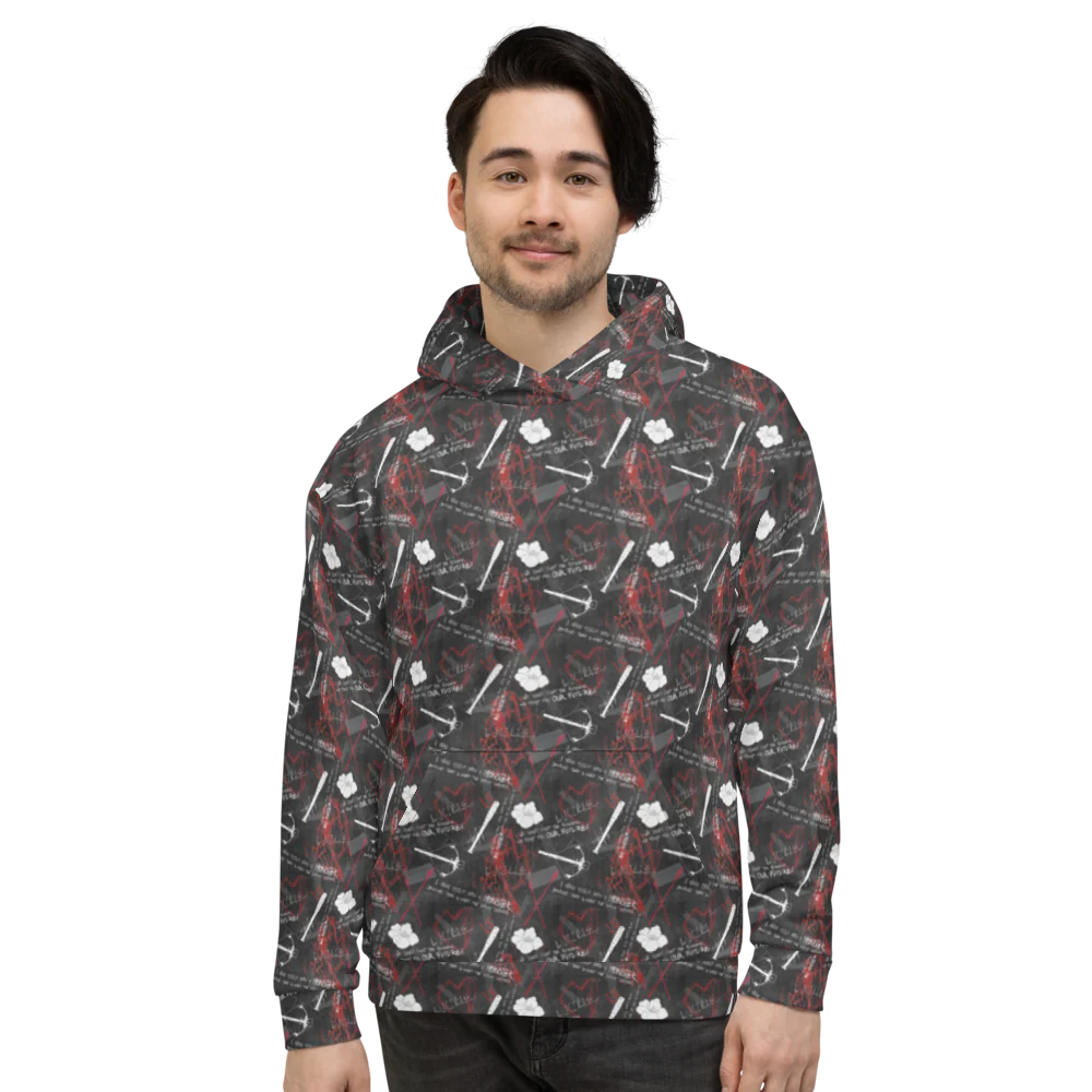 The Walking Dead Survival All-Over Print Adult Hooded Sweatshirt - Image 3