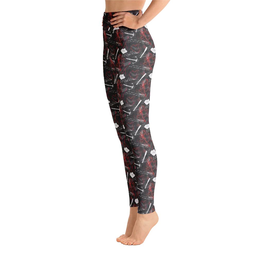 The Walking Dead Survival Women's All-Over Print Yoga Leggings - Image 4