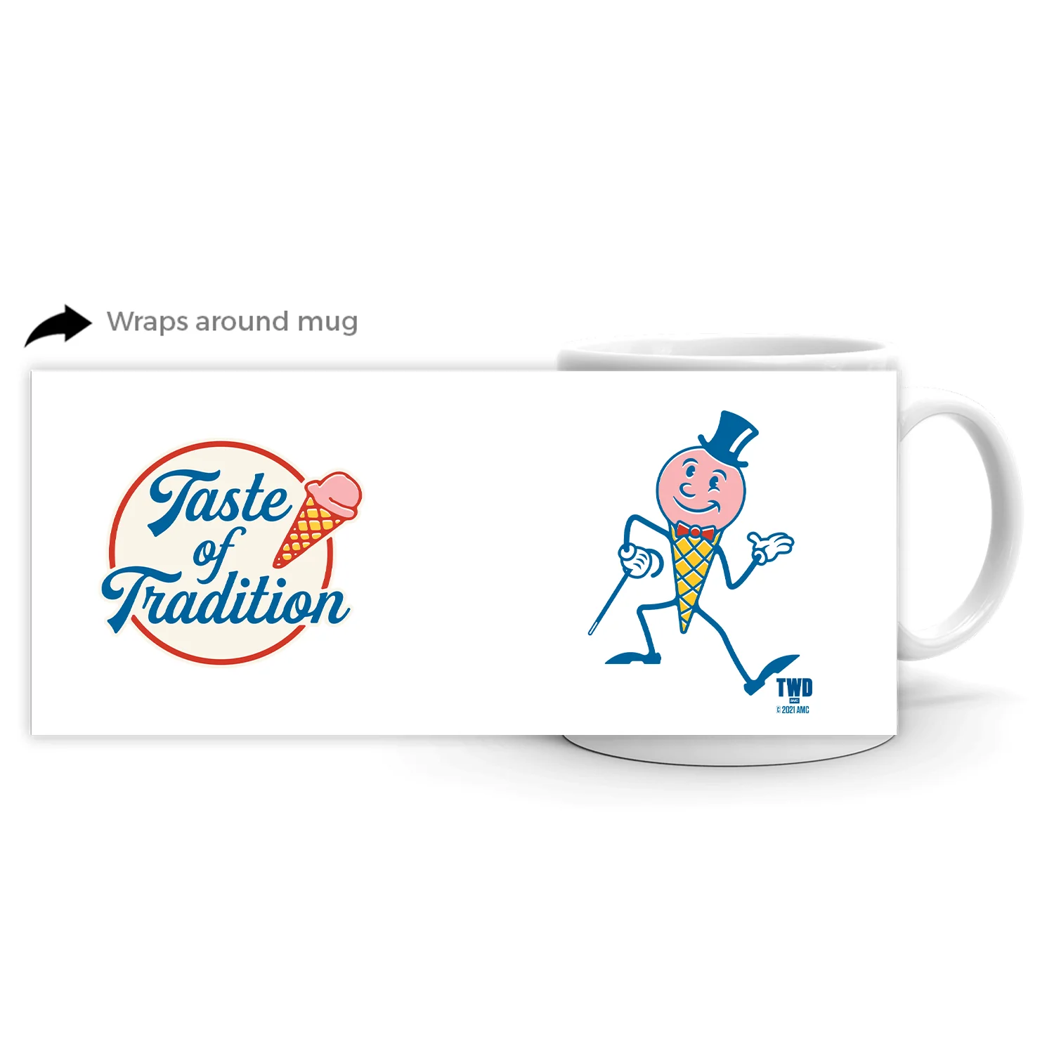 The Walking Dead Taste of Tradition White Mug - Image 2