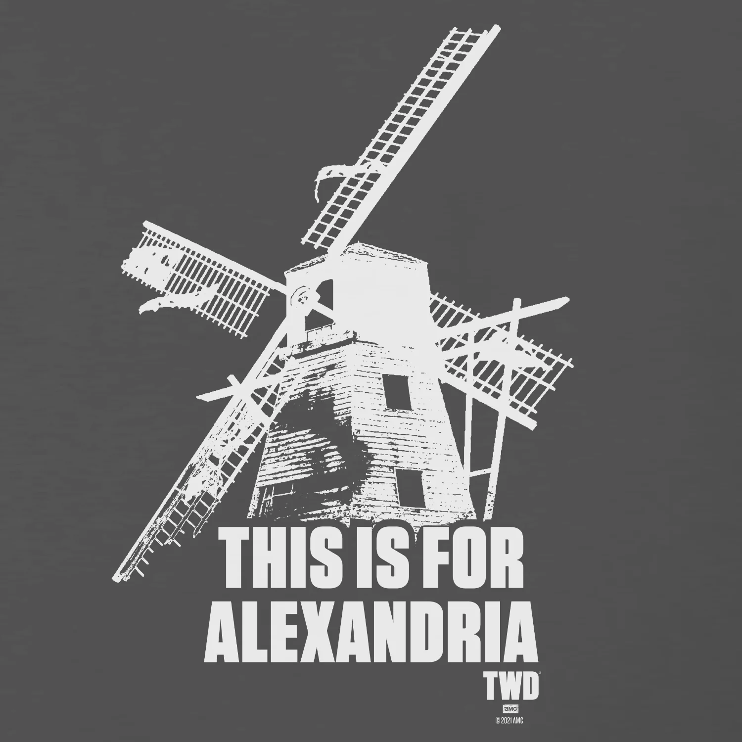 The Walking Dead This Is For Alexandria Adult Short Sleeve T-Shirt - Image 2