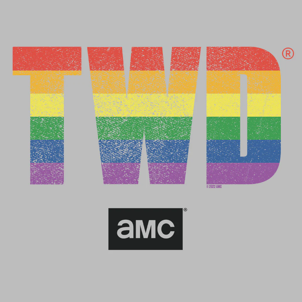 The Walking Dead TWD Pride Logo Fleece Hooded Sweatshirt - Image 2