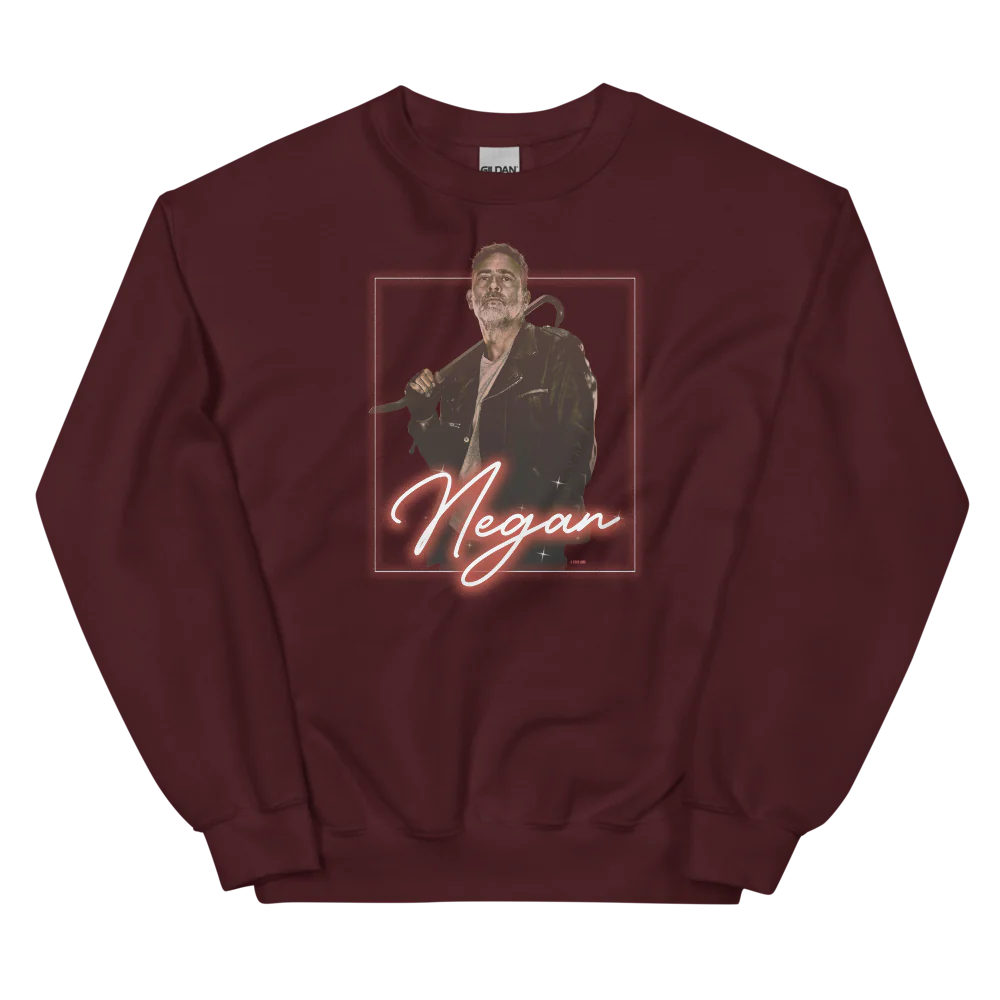 The Walking Dead Vintage Negan Fleece Crewneck Sweatshirt - Image 2