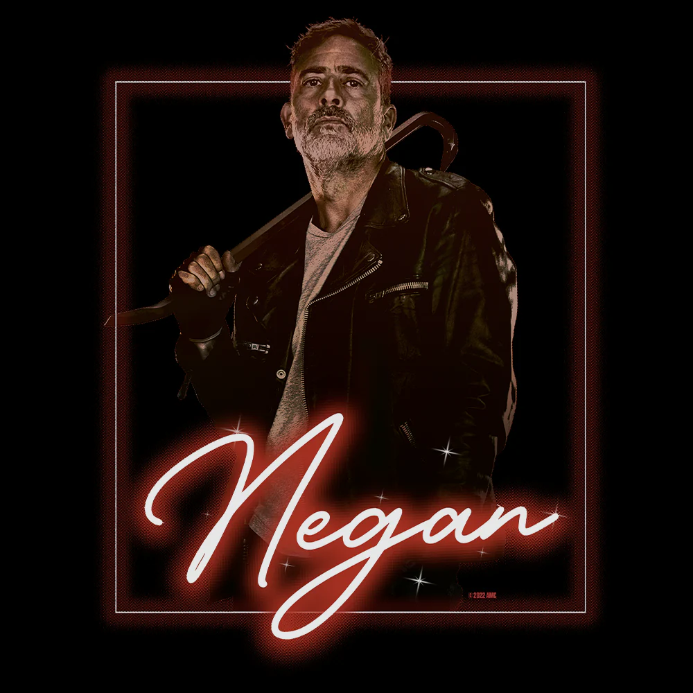 The Walking Dead Vintage Negan Adult Short Sleeve T-Shirt - Image 2
