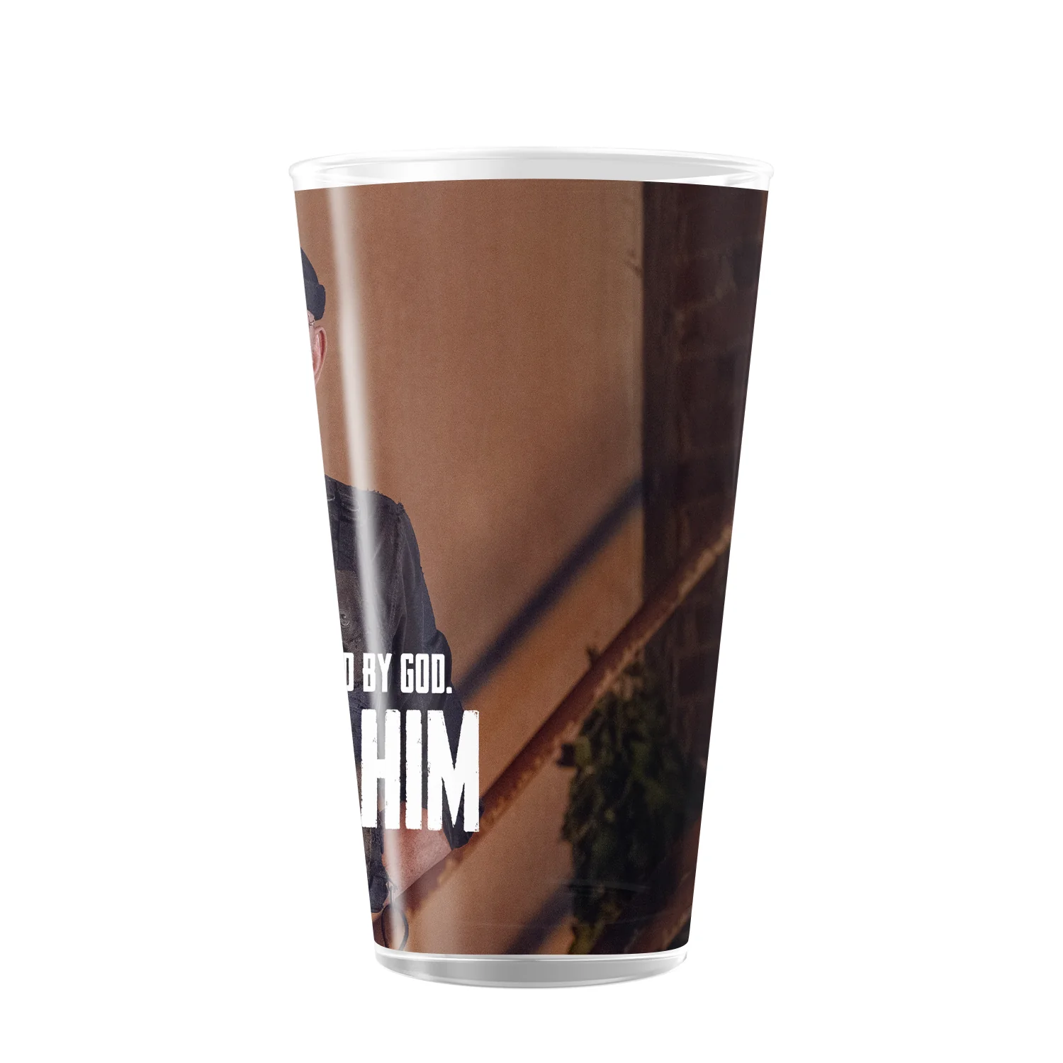 The Walking Dead Welcome Him 17 oz Pint Glass - Image 2