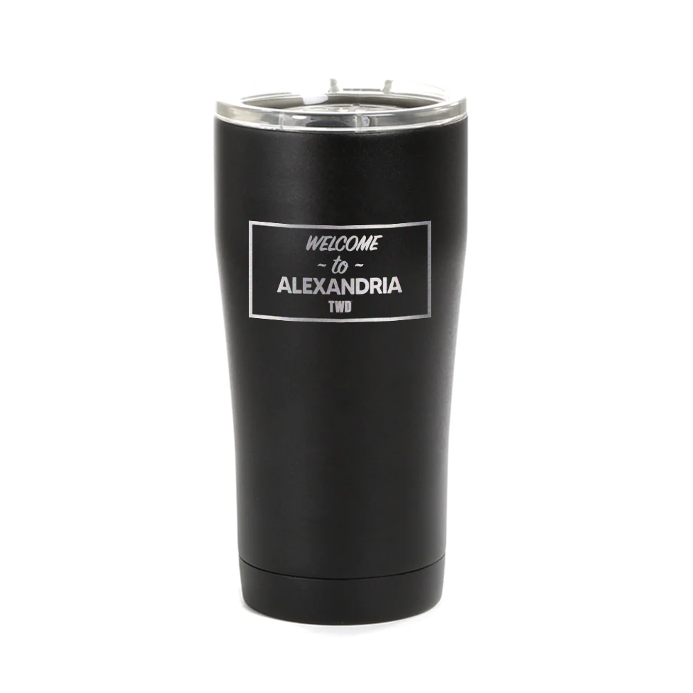 The Walking Dead Welcome to Alexandria Laser Engraved Tumbler - Image 3