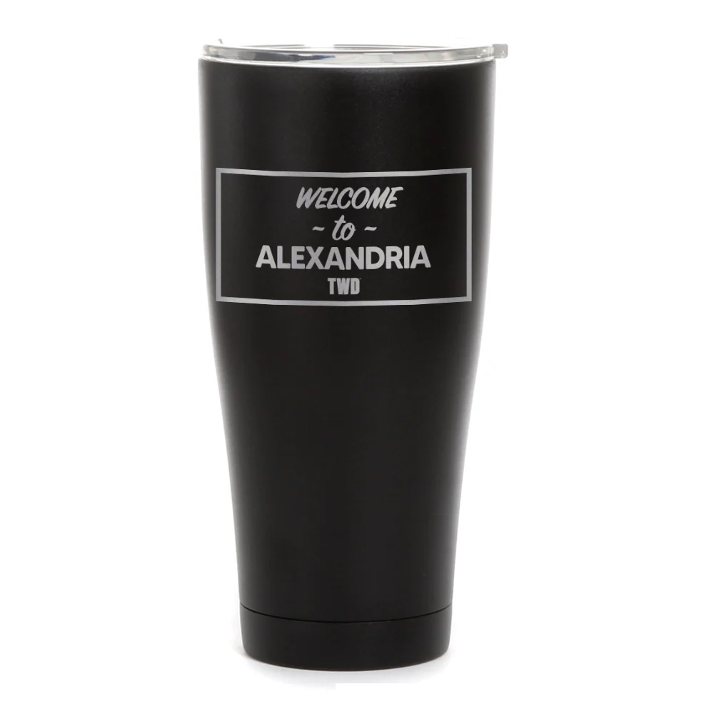 The Walking Dead Welcome to Alexandria Laser Engraved Tumbler - Image 4