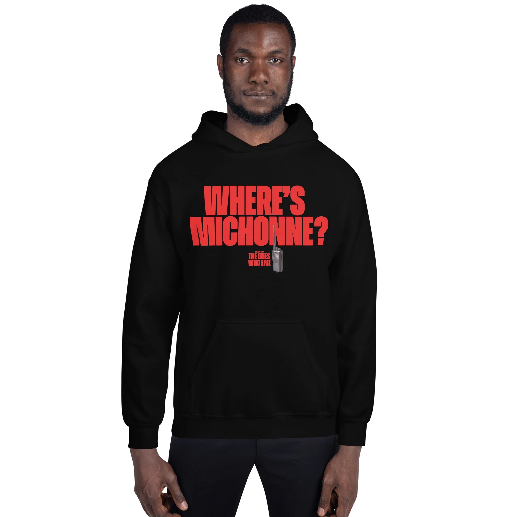 The Walking Dead Where's Michonne? Walkie Adult Hoodie - Image 3