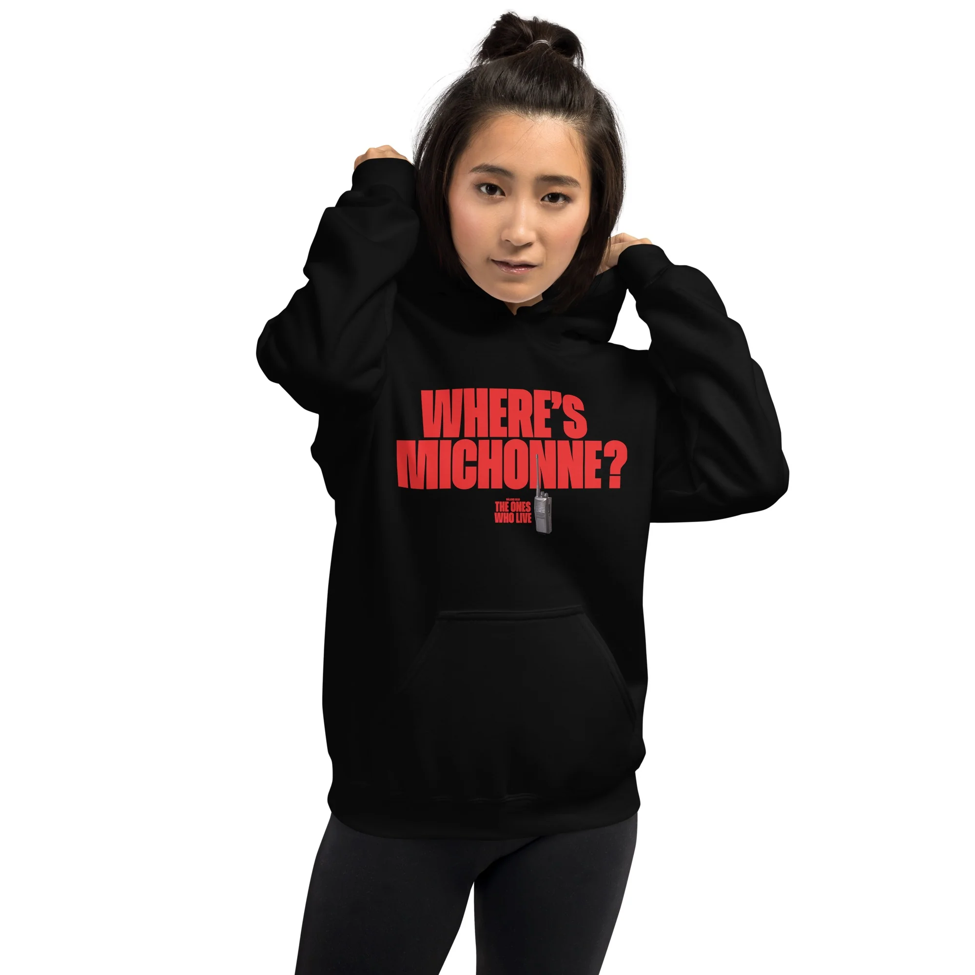 The Walking Dead Where's Michonne? Walkie Adult Hoodie - Image 4