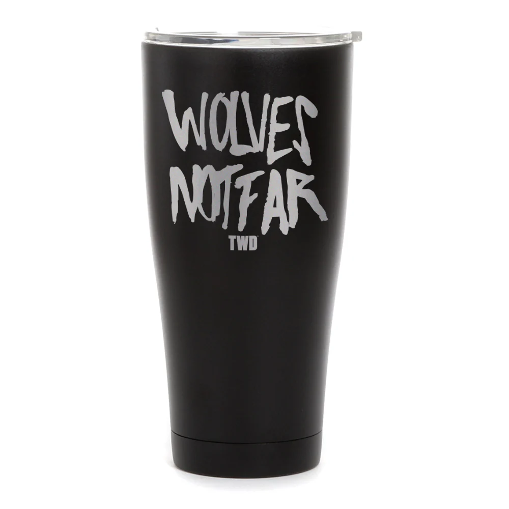 The Walking Dead Wolves Not Far Laser Engraved Tumbler - Image 4